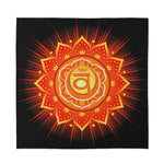 Swadhisthana Chakra Mandala Print Silk Bandana