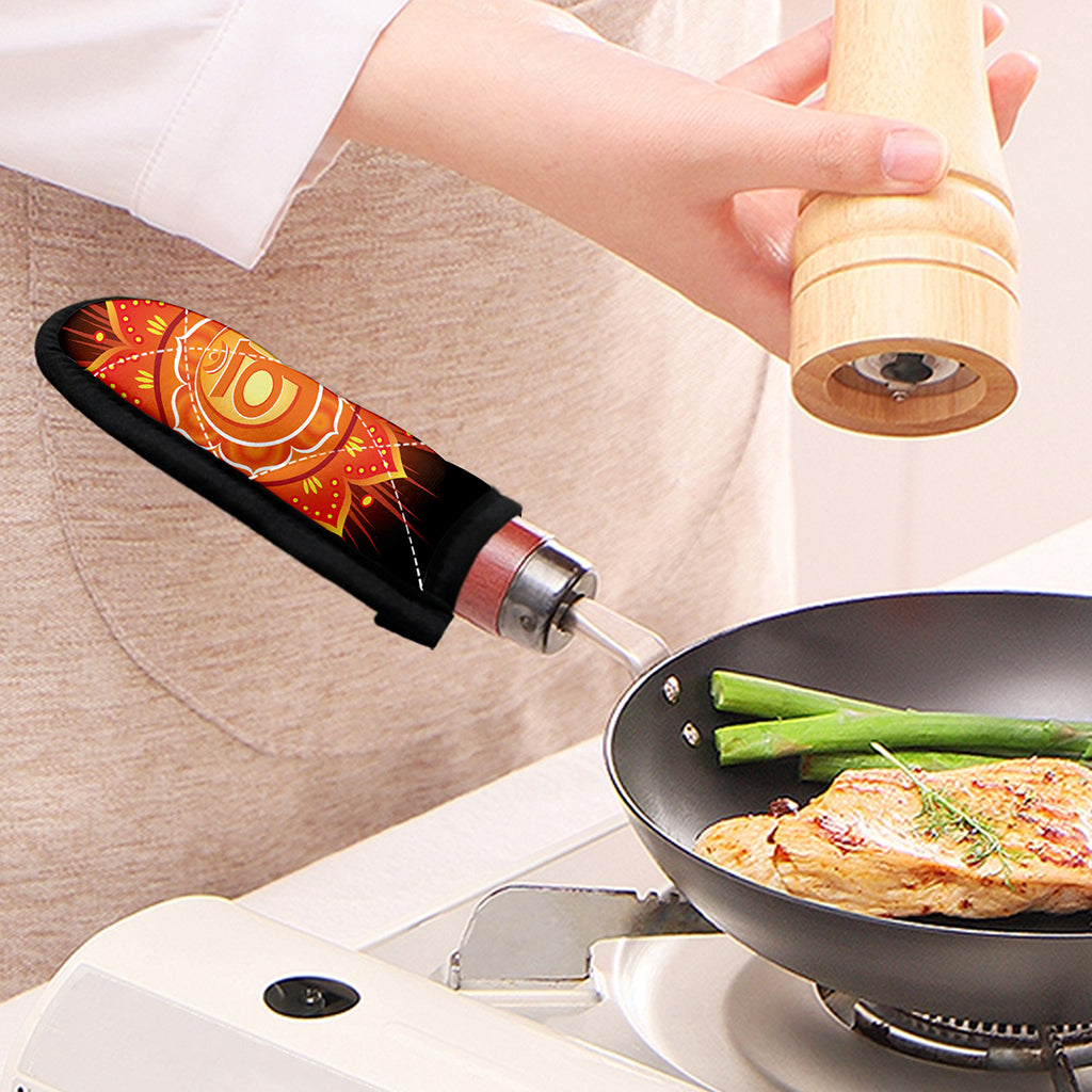 Swadhisthana Chakra Mandala Print Skillet Handle Cover