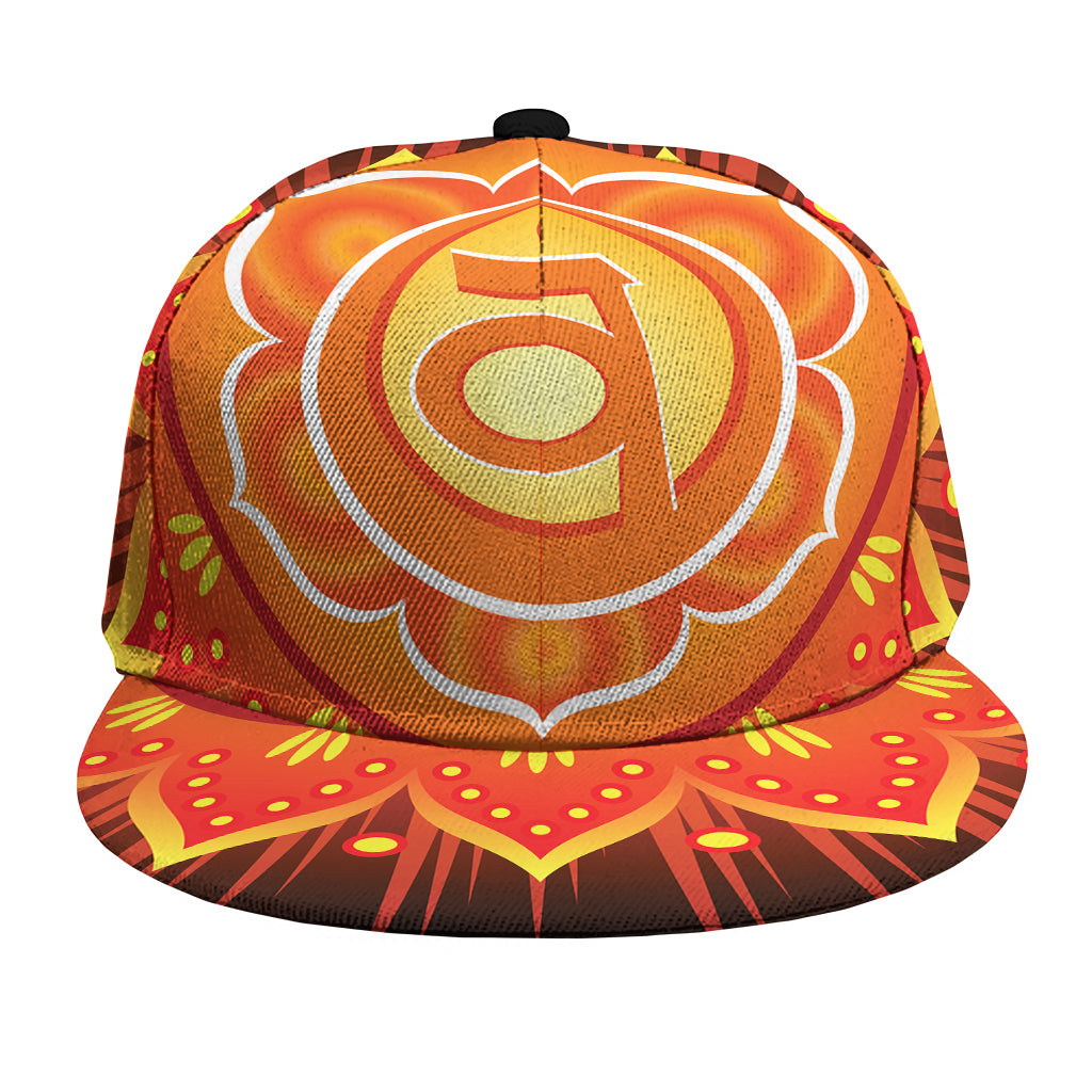 Swadhisthana Chakra Mandala Print Snapback Cap