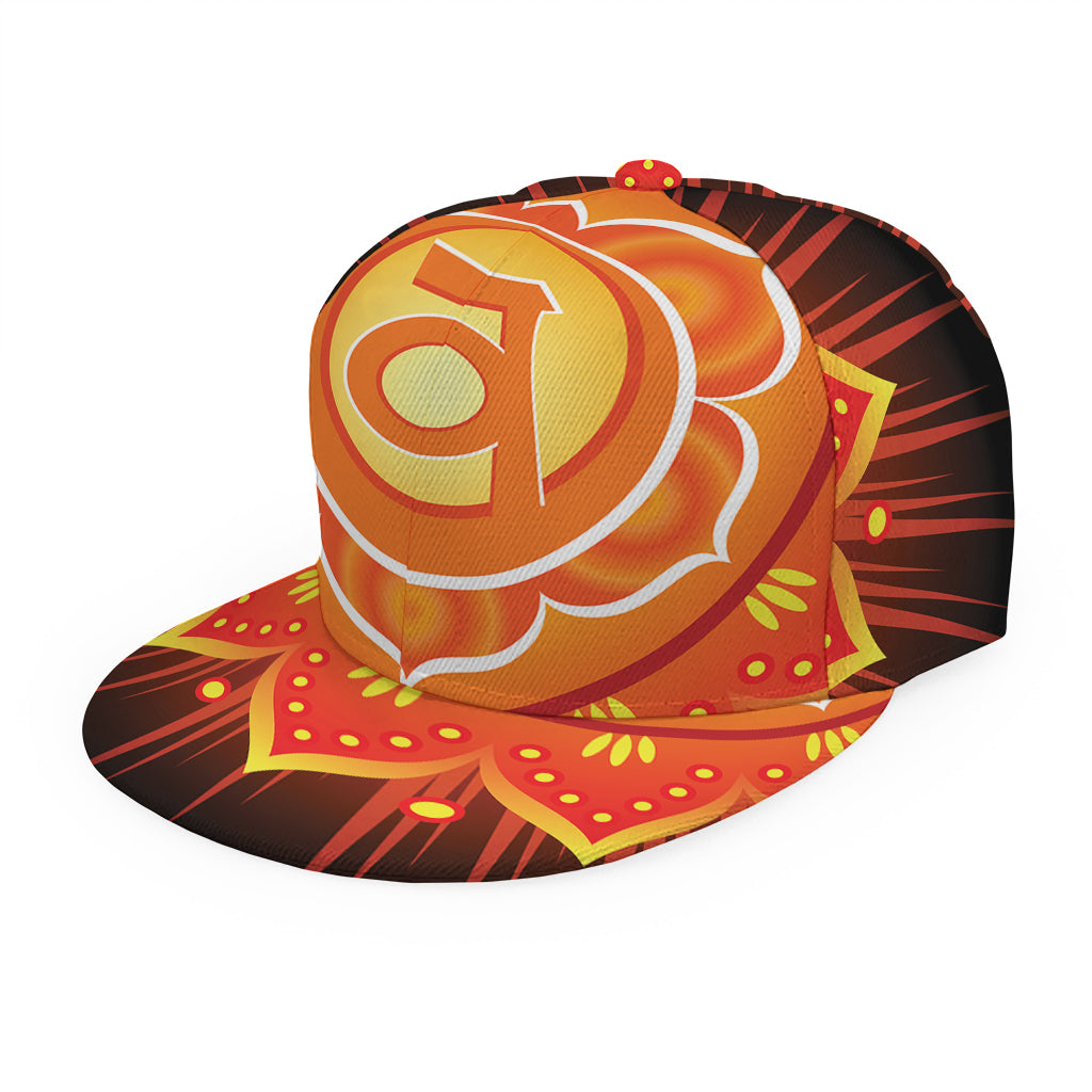 Swadhisthana Chakra Mandala Print Snapback Cap