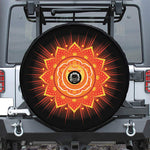 Swadhisthana Chakra Mandala Print Tire Cover With Camera Hole