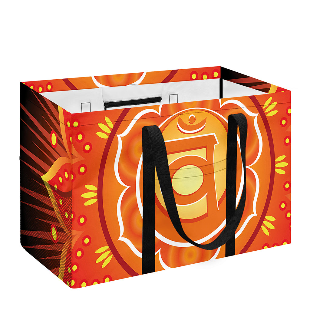 Swadhisthana Chakra Mandala Print Utility Tote Bag
