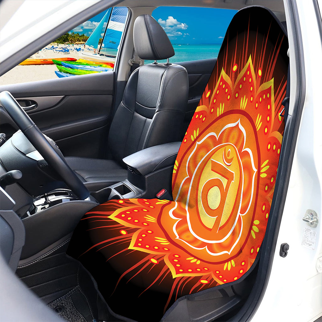 Swadhisthana Chakra Mandala Print Waterproof Car Seat Cover
