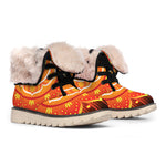 Swadhisthana Chakra Mandala Print Winter Boots