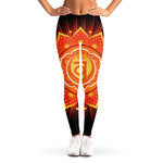 Swadhisthana Chakra Mandala Print Women's Leggings