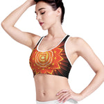 Swadhisthana Chakra Mandala Print Women's Sports Bra