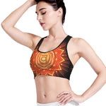 Swadhisthana Chakra Mandala Print Women's Sports Bra