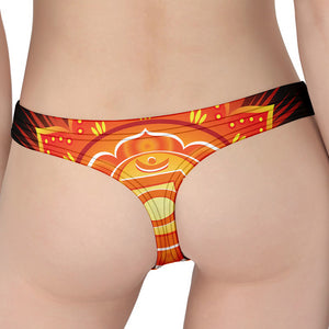 Swadhisthana Chakra Mandala Print Women's Thong