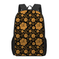 Swadhisthana Chakra Pattern Print 17 Inch Backpack