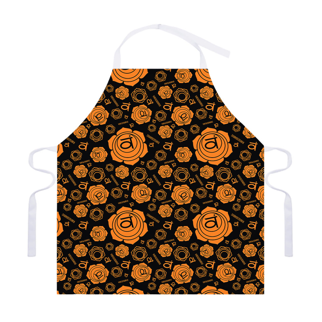 Swadhisthana Chakra Pattern Print Adjustable Apron