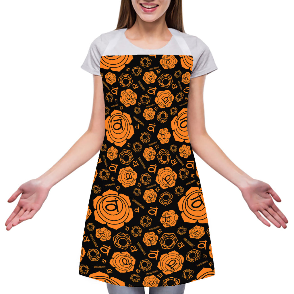 Swadhisthana Chakra Pattern Print Adjustable Apron