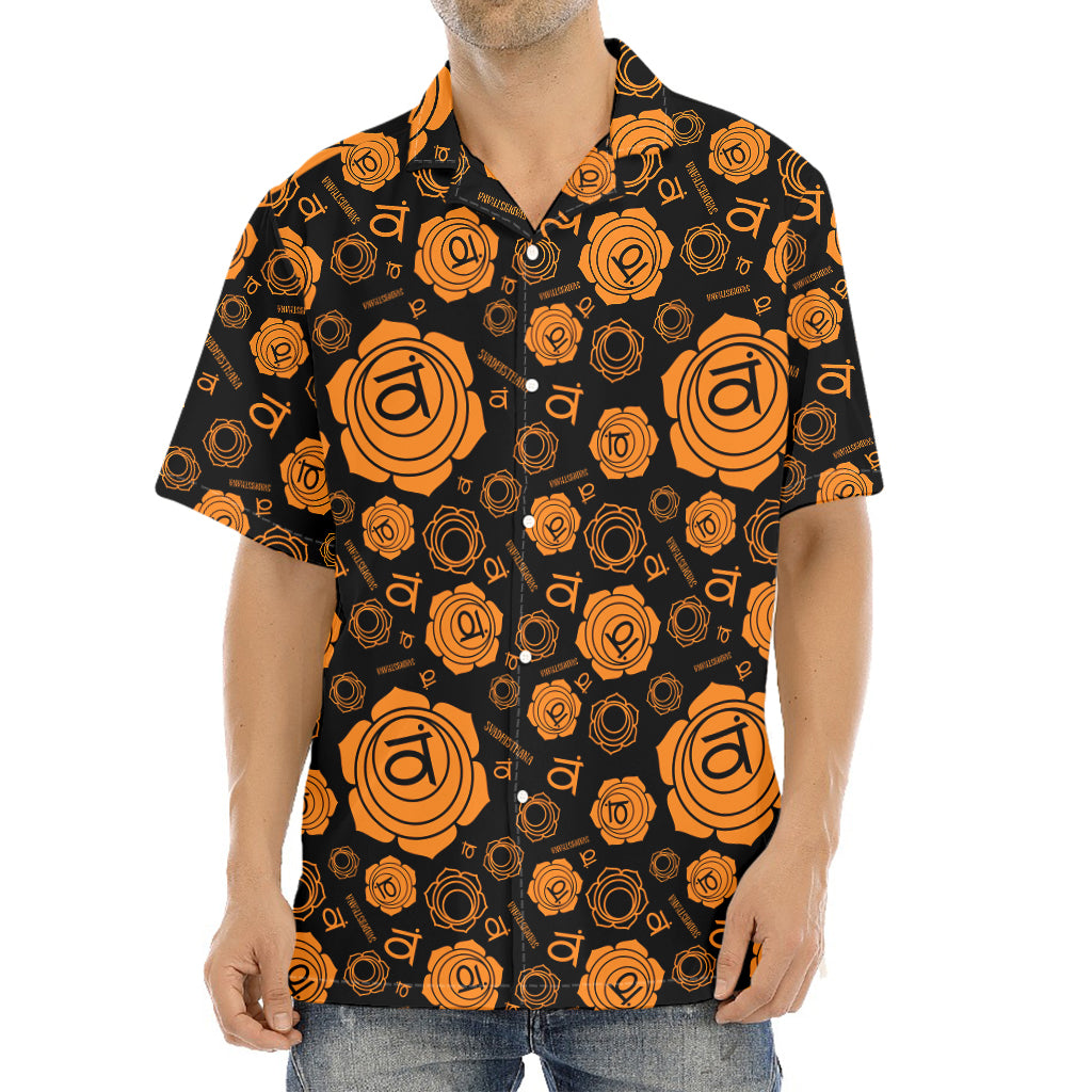 Swadhisthana Chakra Pattern Print Aloha Shirt