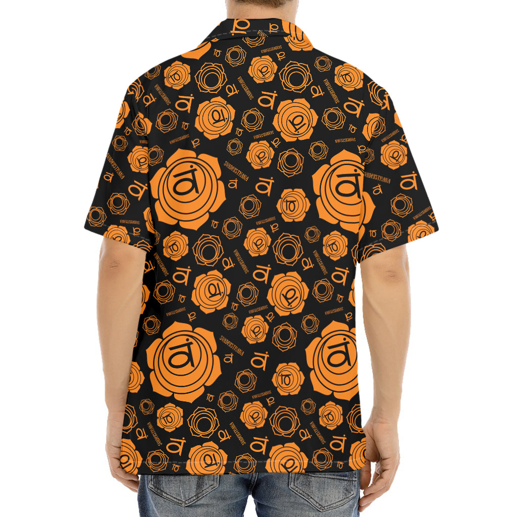 Swadhisthana Chakra Pattern Print Aloha Shirt