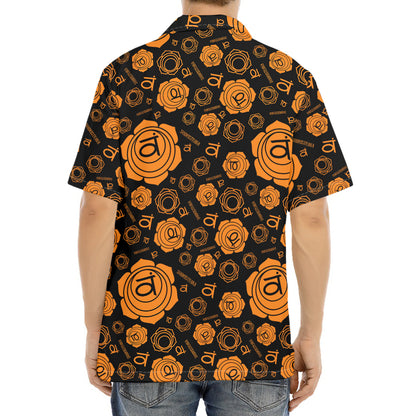 Swadhisthana Chakra Pattern Print Aloha Shirt