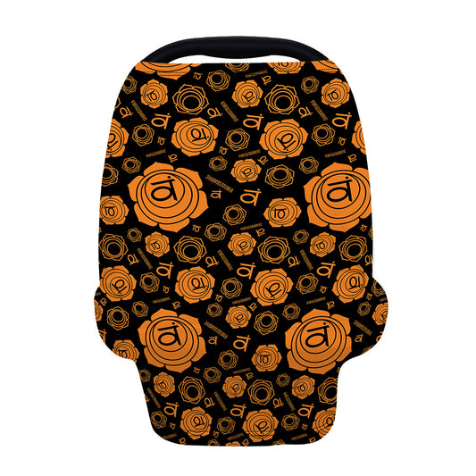 Swadhisthana Chakra Pattern Print Baby Seat Cover