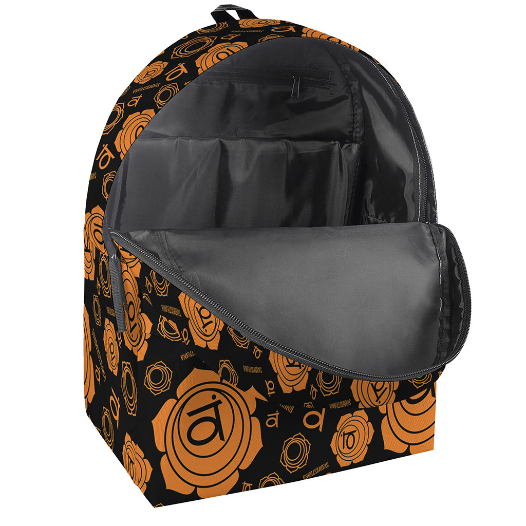 Swadhisthana Chakra Pattern Print Backpack