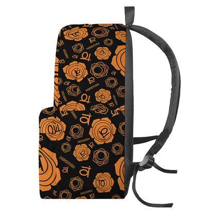 Swadhisthana Chakra Pattern Print Backpack