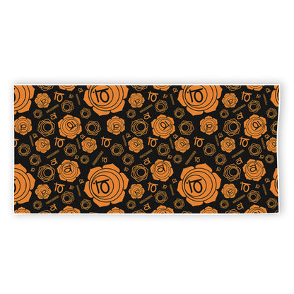Swadhisthana Chakra Pattern Print Beach Towel