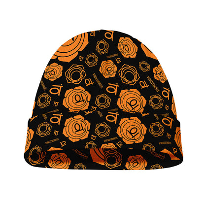 Swadhisthana Chakra Pattern Print Beanie