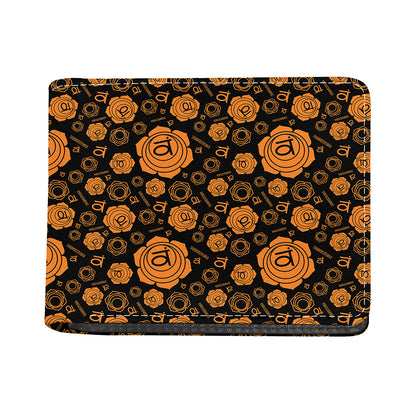 Swadhisthana Chakra Pattern Print Bifold Wallet