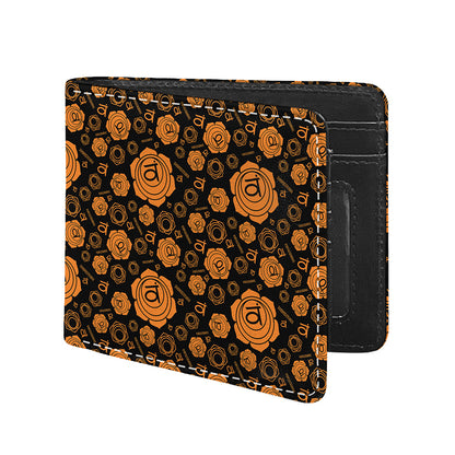 Swadhisthana Chakra Pattern Print Bifold Wallet