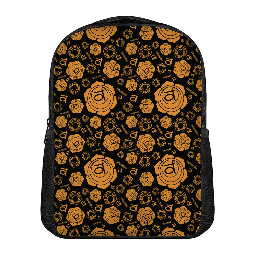 Swadhisthana Chakra Pattern Print Casual Backpack