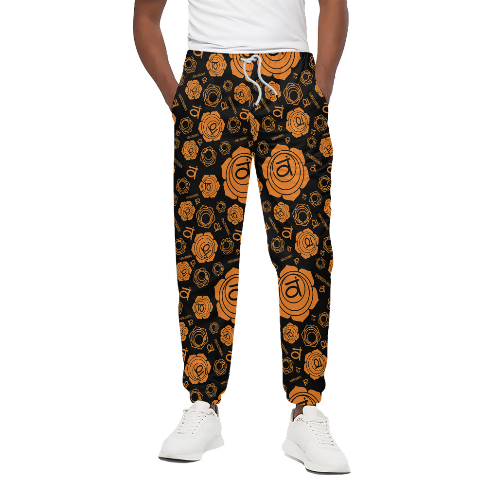 Swadhisthana Chakra Pattern Print Cotton Pants