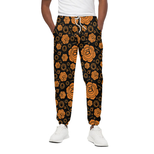 Swadhisthana Chakra Pattern Print Cotton Pants