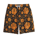 Swadhisthana Chakra Pattern Print Cotton Shorts