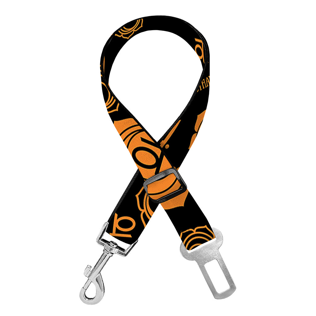 Swadhisthana Chakra Pattern Print Dog Seat Belt