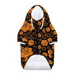 Swadhisthana Chakra Pattern Print Dog Zip Up Hoodie