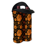 Swadhisthana Chakra Pattern Print Double Neoprene Wine Tote