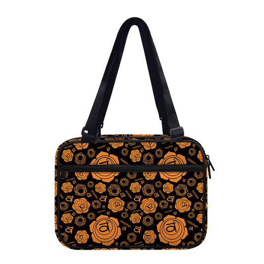 Swadhisthana Chakra Pattern Print Double Strap Bible Bag