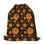 Swadhisthana Chakra Pattern Print Drawstring Bag