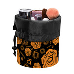 Swadhisthana Chakra Pattern Print Drawstring Makeup Bag