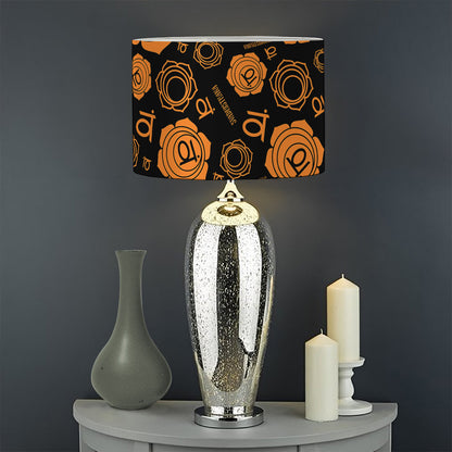Swadhisthana Chakra Pattern Print Drum Lamp Shade