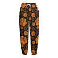 Swadhisthana Chakra Pattern Print Fleece Lined Knit Pants