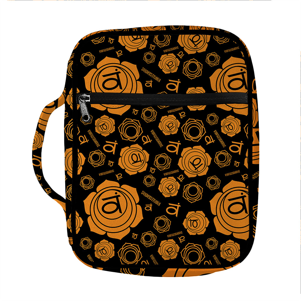 Swadhisthana Chakra Pattern Print Front Pocket Bible Bag