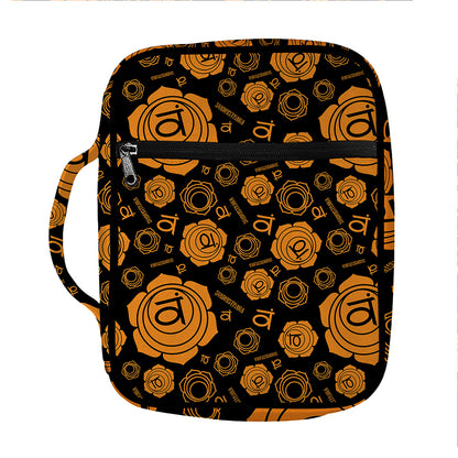 Swadhisthana Chakra Pattern Print Front Pocket Bible Bag