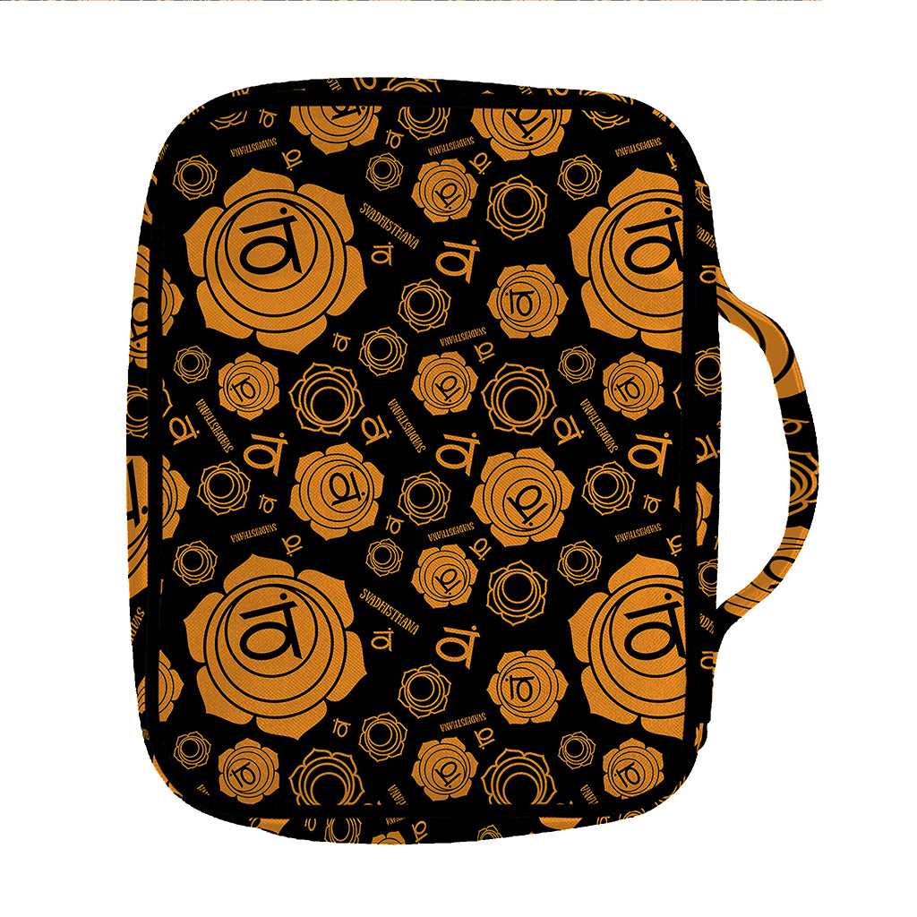 Swadhisthana Chakra Pattern Print Front Pocket Bible Bag