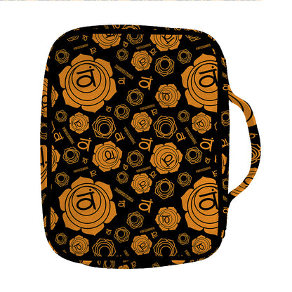 Swadhisthana Chakra Pattern Print Front Pocket Bible Bag