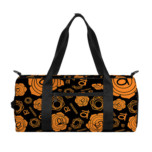 Swadhisthana Chakra Pattern Print Gym Bag