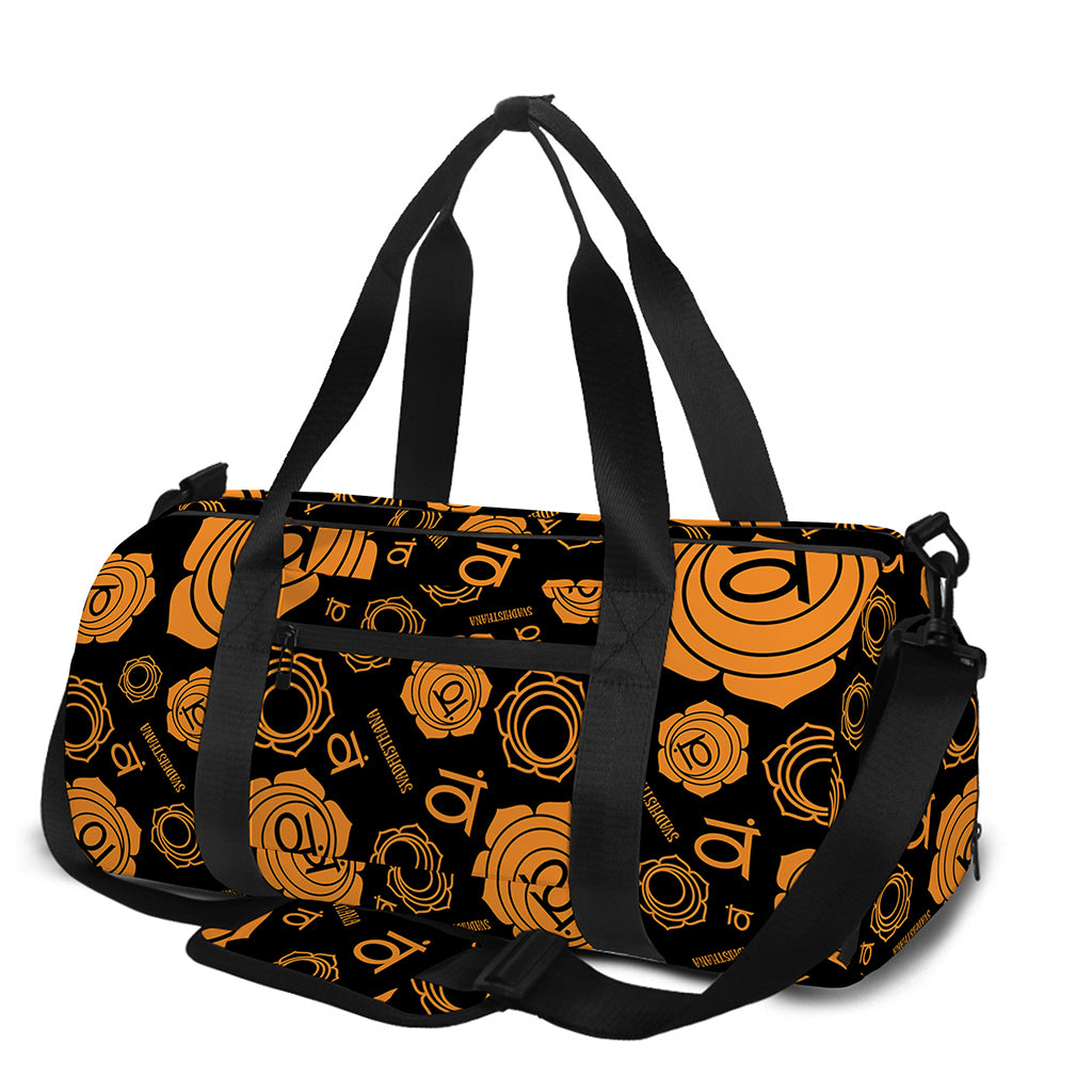 Swadhisthana Chakra Pattern Print Gym Bag