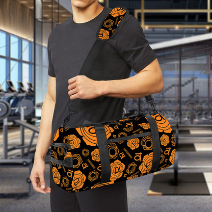 Swadhisthana Chakra Pattern Print Gym Bag