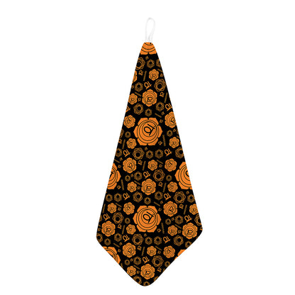 Swadhisthana Chakra Pattern Print Hand Towel