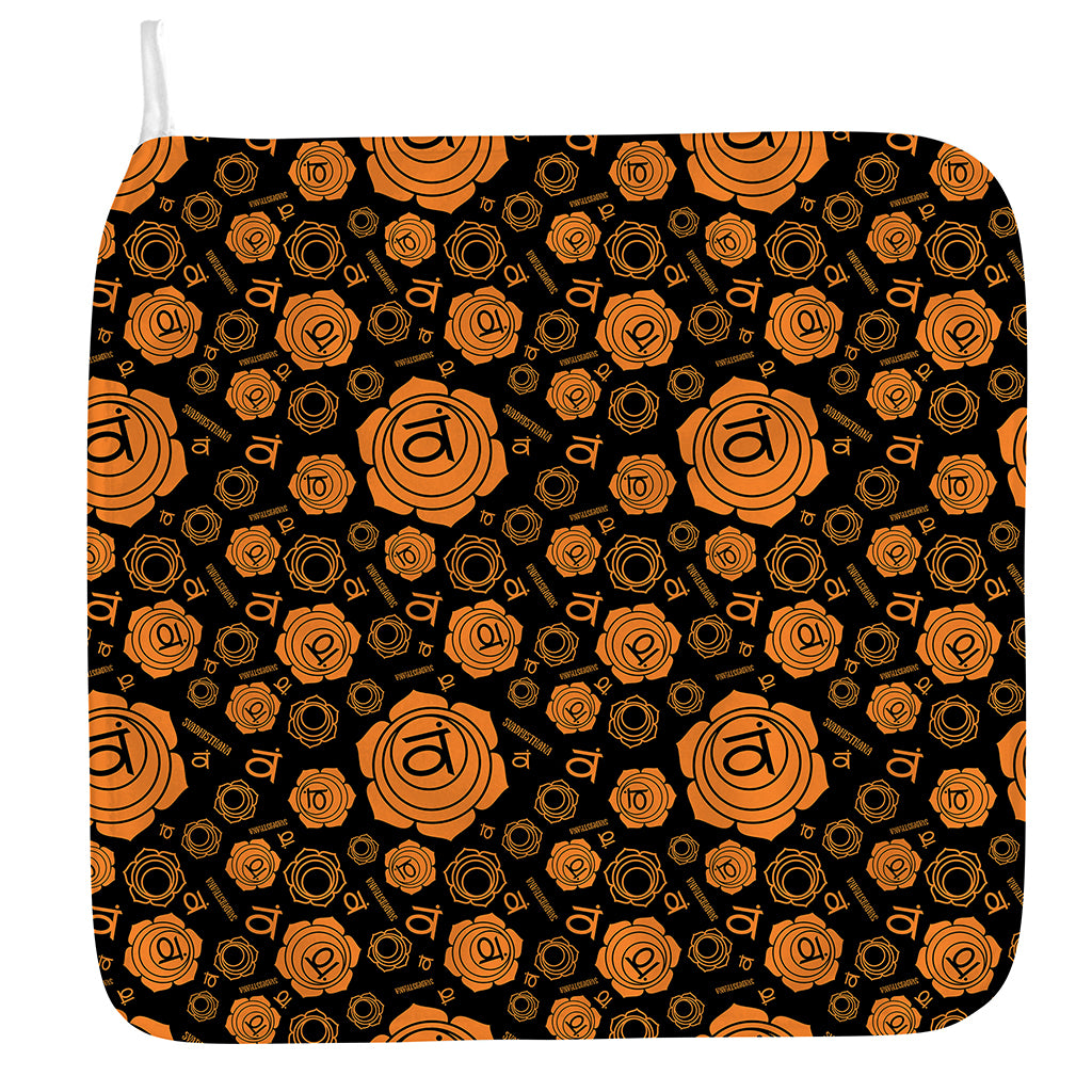 Swadhisthana Chakra Pattern Print Hand Towel
