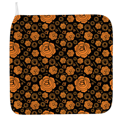 Swadhisthana Chakra Pattern Print Hand Towel