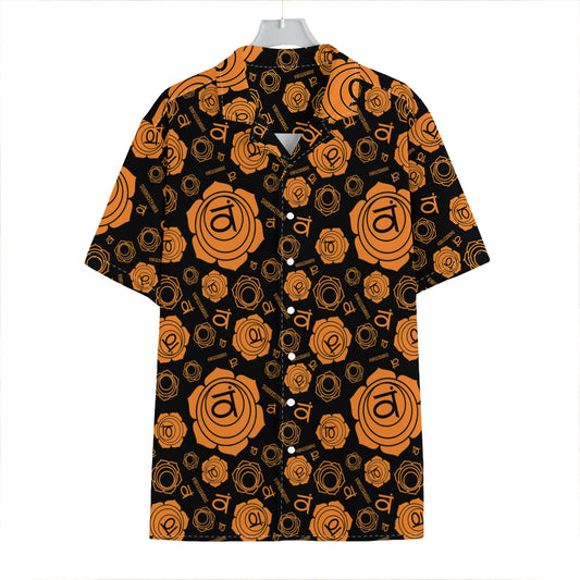 Swadhisthana Chakra Pattern Print Hawaiian Shirt