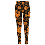 Swadhisthana Chakra Pattern Print High-Waisted Pocket Leggings