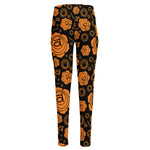 Swadhisthana Chakra Pattern Print High-Waisted Pocket Leggings